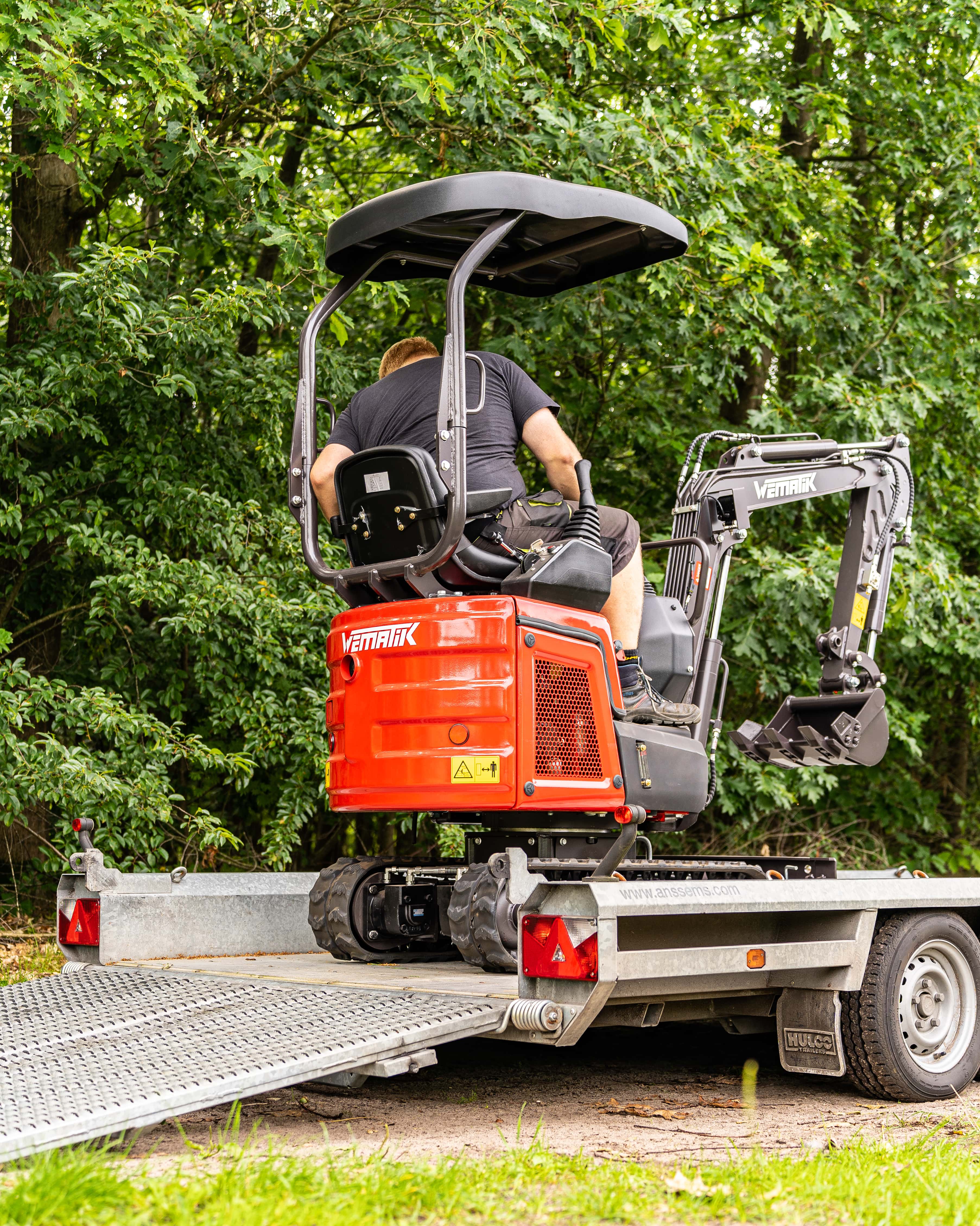 Minibagger Cascade 12 mit Joystickbedienung, Kubota Motor und KDK Pumpe