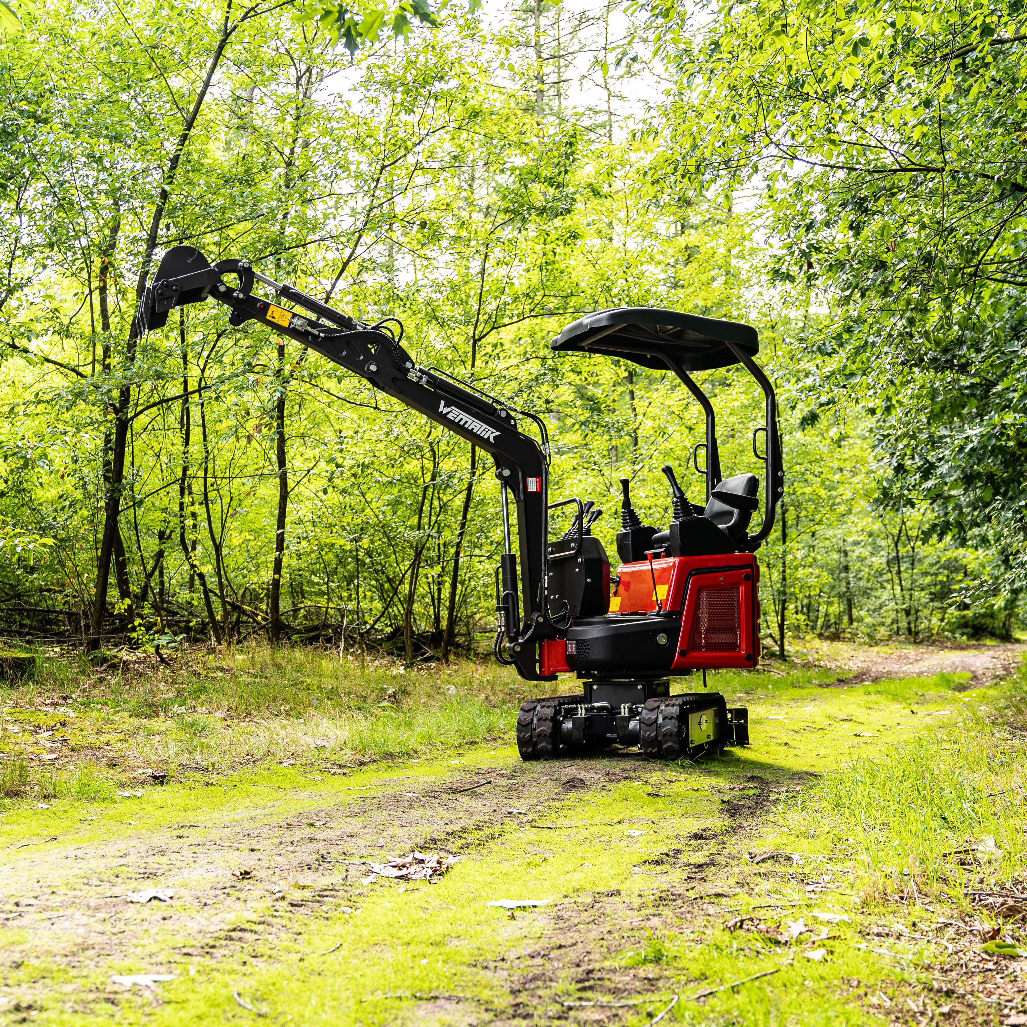 Minibagger Cascade 12 mit Joystickbedienung, Kubota Motor und KDK Pumpe