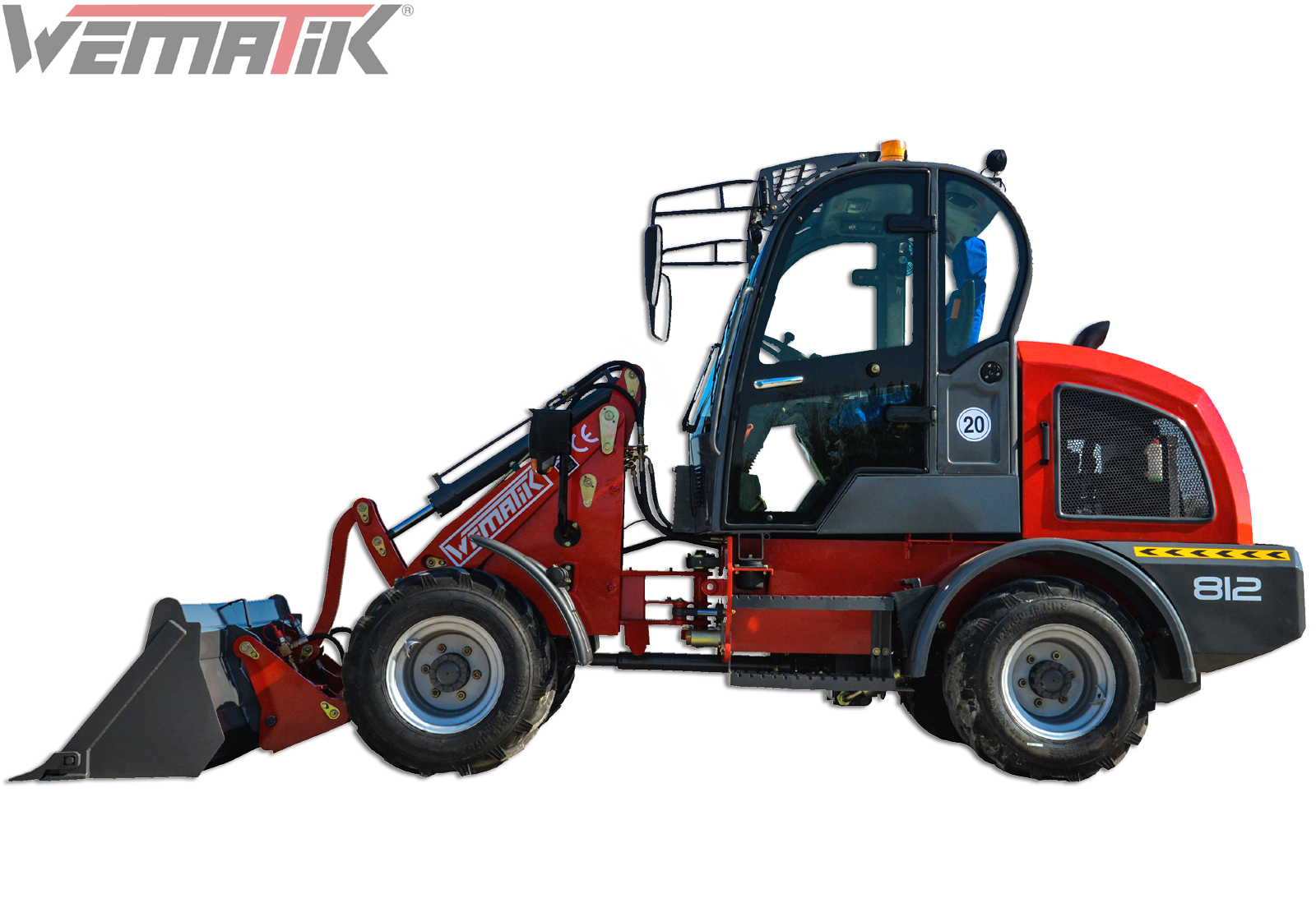 Radlader 812 - 1200 kg Hubkraft