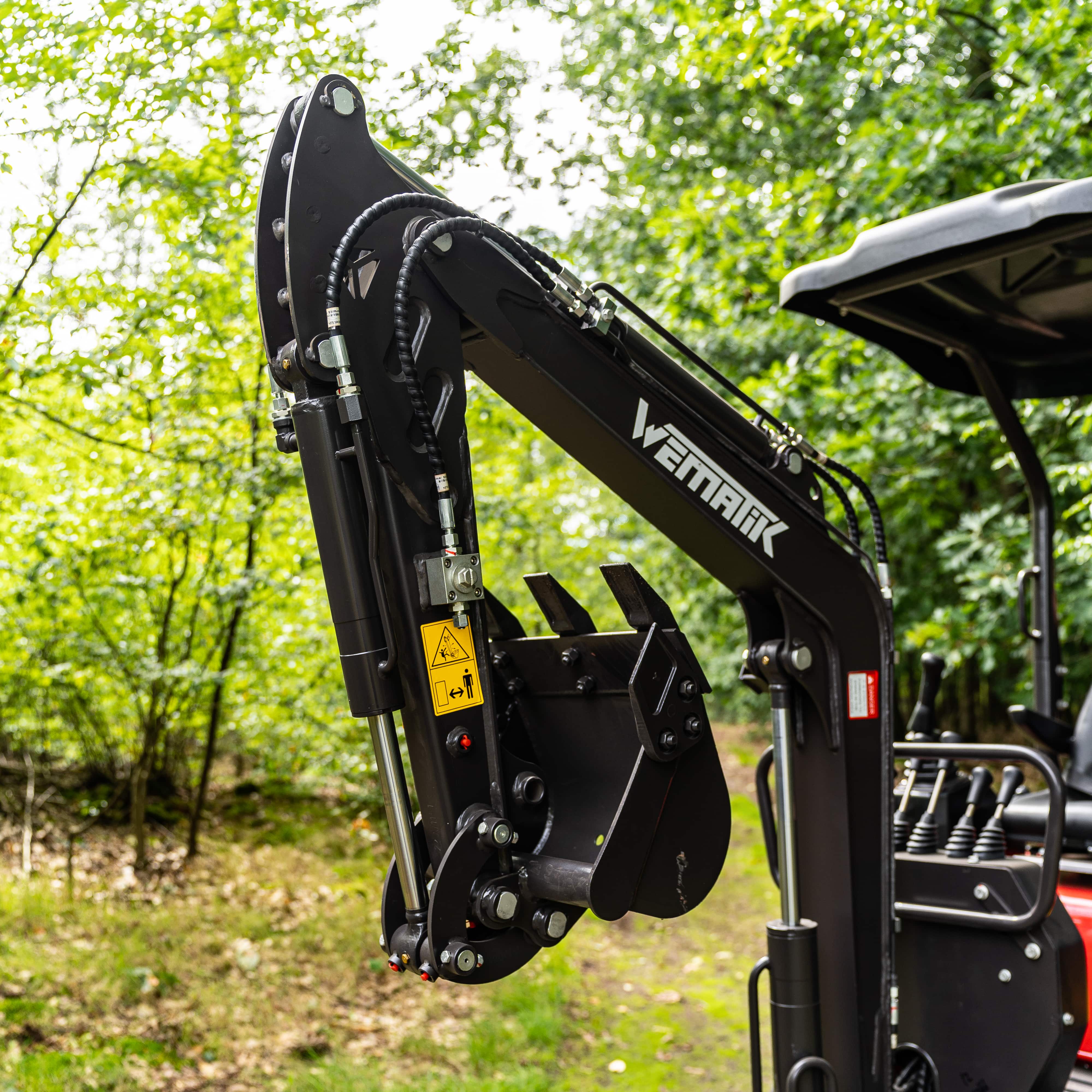 Minibagger Cascade 12 mit Joystickbedienung, Kubota Motor und KDK Pumpe